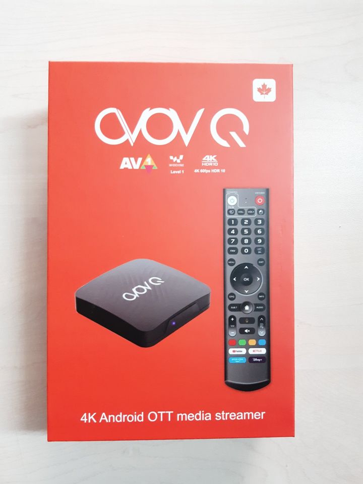 AVOV Q Android TV Box 4K (NEW) - Click Image to Close