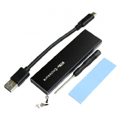NVMe M.2 SSD to USB 3.0 External Enclosure Storage Case Adapter