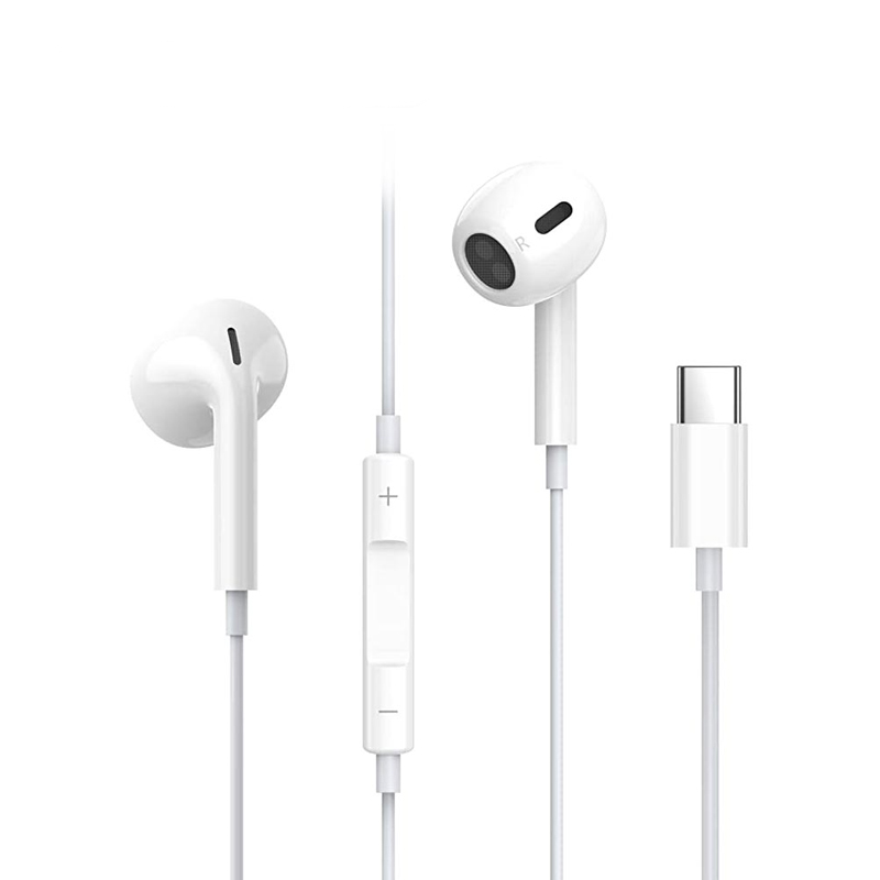 Jellico X14 USB-C Plug In-Ear Earpods w/ Mic+ Volume Control - Click Image to Close